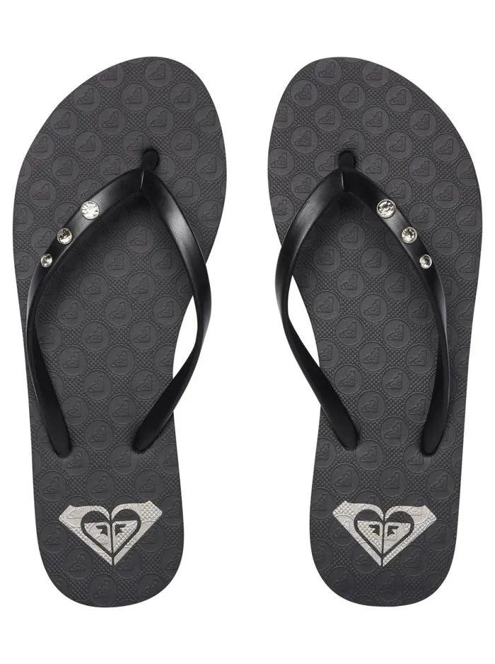 Roxy Viva Glitz 8211 Sandals Black Women Shoes Roxy Viva Glitz 8211 Sandals Black Women Shoes