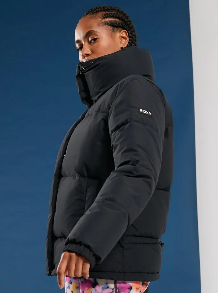 Roxy Winter Rebel 8211 Winter Bomber Jacket True Black Women Jackets and Coats Roxy Winter Rebel 8211 Winter Bomber Jacket True Black Women Jackets and Coats