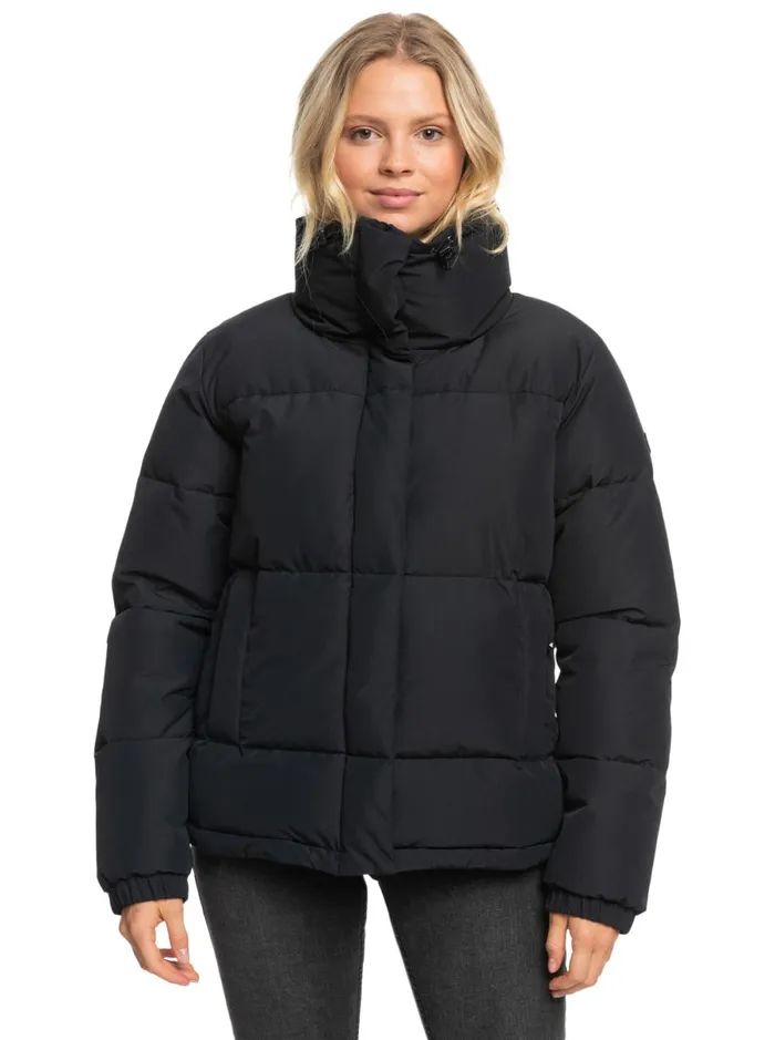 Roxy Winter Rebel 8211 Winter Bomber Jacket True Black Women Jackets and Coats Roxy Winter Rebel 8211 Winter Bomber Jacket True Black Women Jackets and Coats