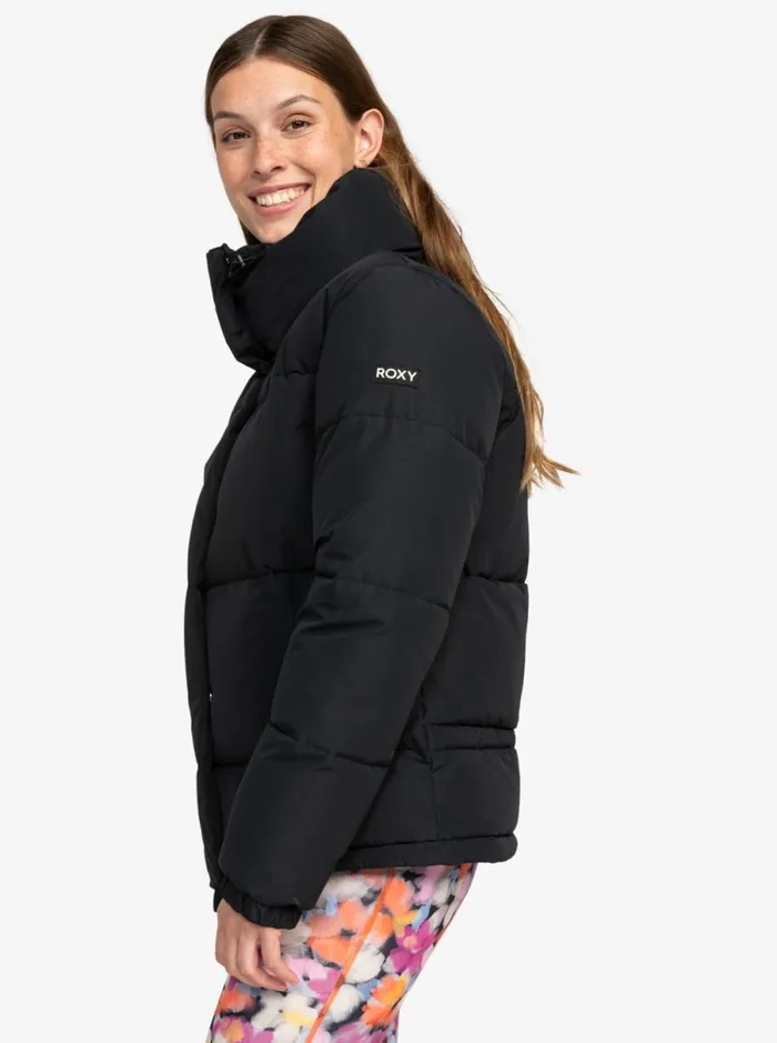 Roxy Winter Rebel 8211 Winter Bomber Jacket True Black Women Jackets and Coats Roxy Winter Rebel 8211 Winter Bomber Jacket True Black Women Jackets and Coats