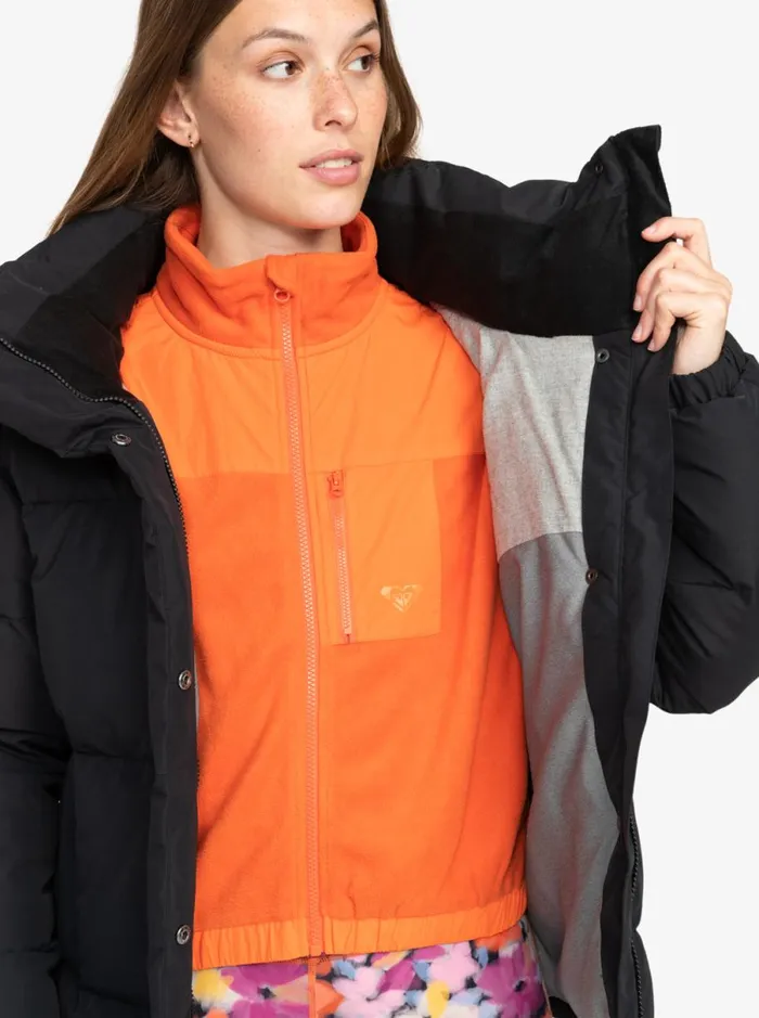 Roxy Winter Rebel 8211 Winter Bomber Jacket True Black Women Jackets and Coats Roxy Winter Rebel 8211 Winter Bomber Jacket True Black Women Jackets and Coats