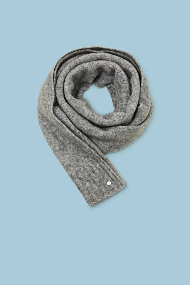 Scarves Women Esprit MohairWool Blend Scarf Grey