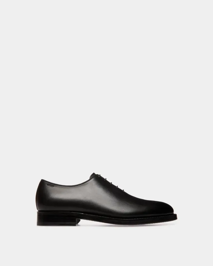 Schoenen Oxford In Black Leather Men Bally Lace Ups and Monks