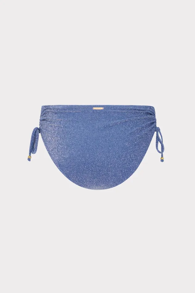 Shimmer Bikini Bottom Blue Women Milly Swim and Coverups