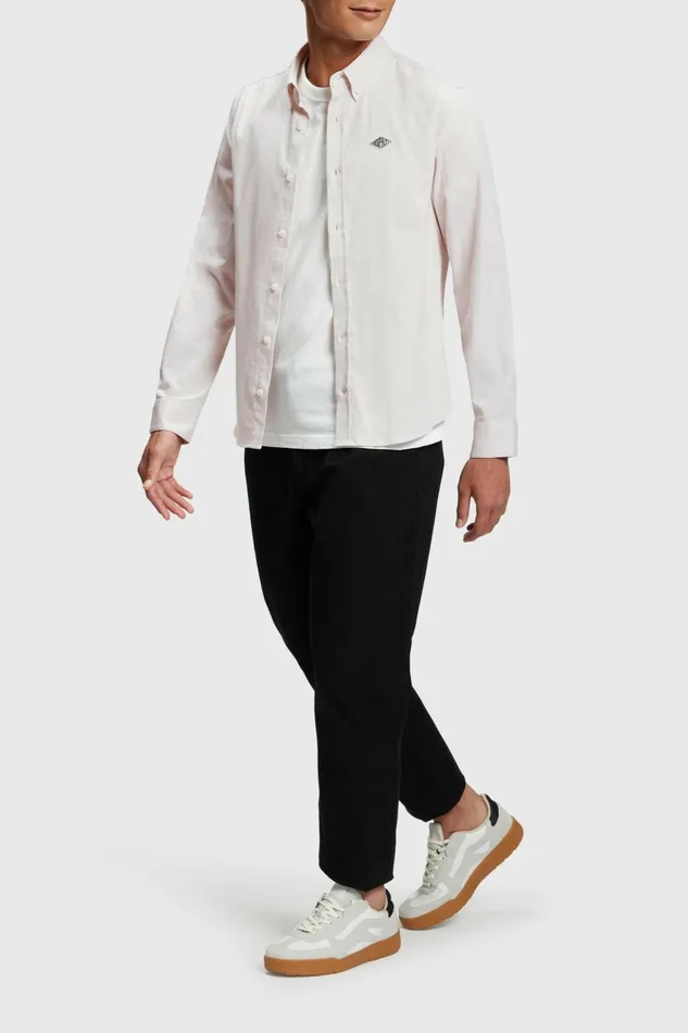 Shirts Blouses Women Esprit Esprit X Rest and Recreation Capsule Oxford Shirt Pink