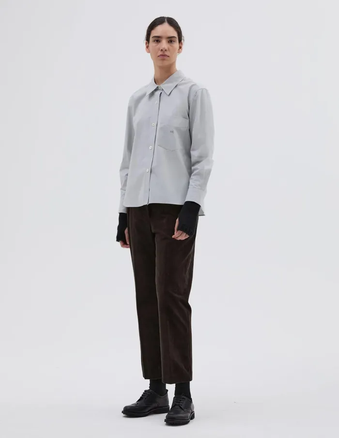 Shirts Women Margaret Howell Monogram Shirt Faded Grey