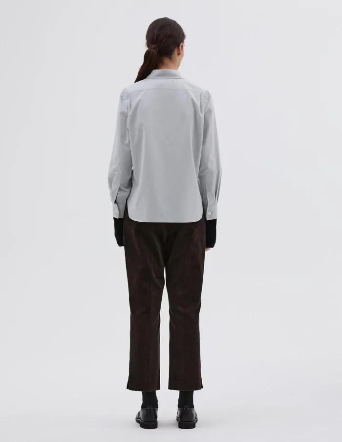 Shirts Women Margaret Howell Monogram Shirt Faded Grey