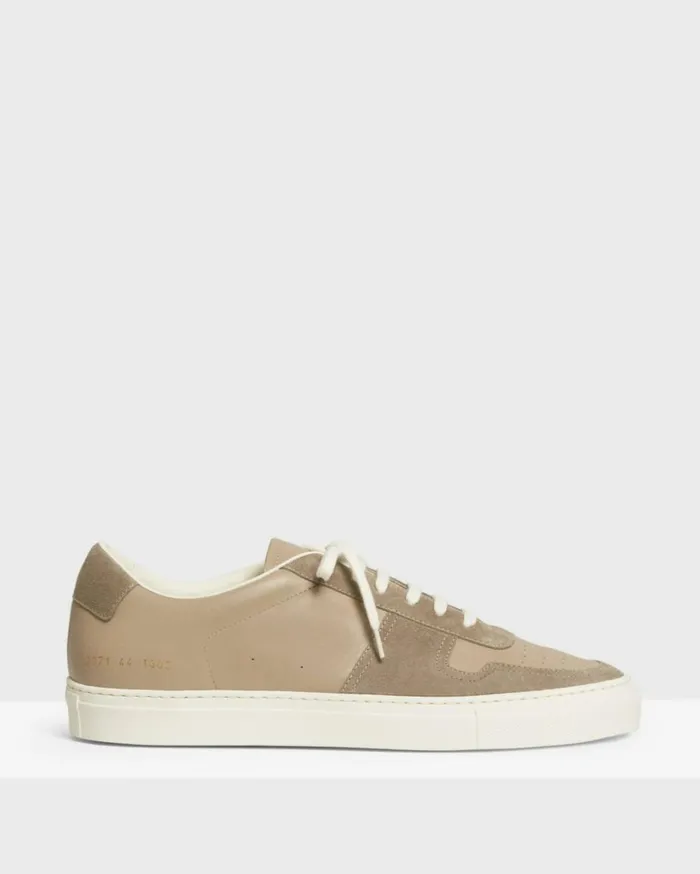 Shoes Men Theory Common Projects Mens BBall LowTop Sneakers Tan Shoes Men Theory Common Projects Mens BBall LowTop Sneakers Tan