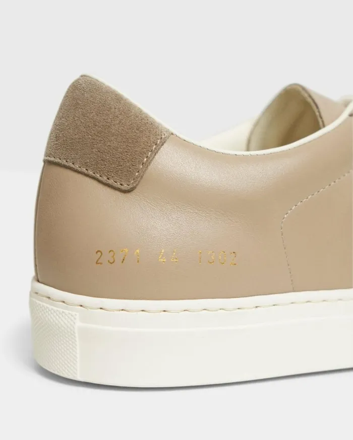 Shoes Men Theory Common Projects Mens BBall LowTop Sneakers Tan Shoes Men Theory Common Projects Mens BBall LowTop Sneakers Tan