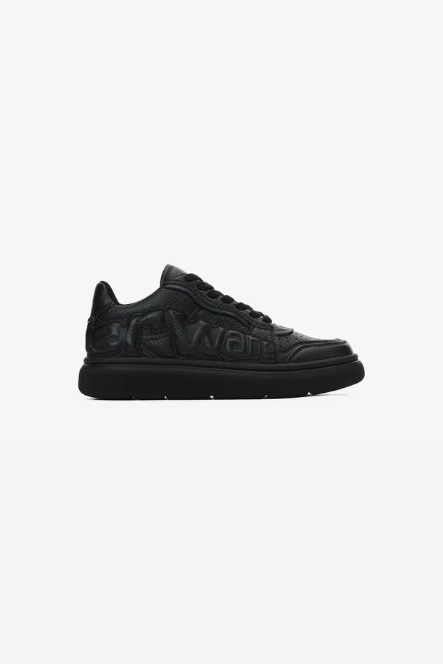 Shoes MenWomen Alexander Wang Puff Pebble Leather Sneaker With Logo