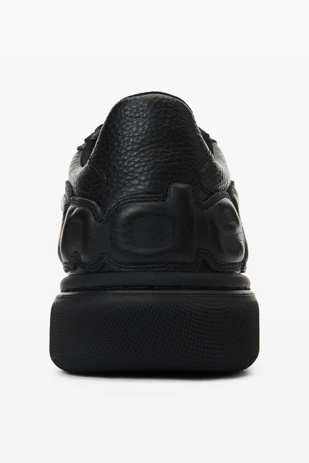Shoes MenWomen Alexander Wang Puff Pebble Leather Sneaker With Logo