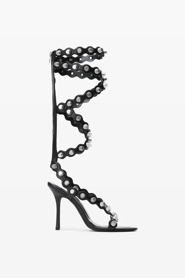Shoes Women Alexander Wang Riot 105mm Adjustable Gladiator Sandal