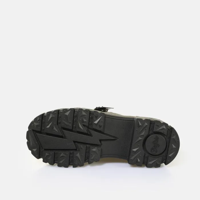 Shop Aspha Ballerina Buckle Black BUFFALO Ballet Flats