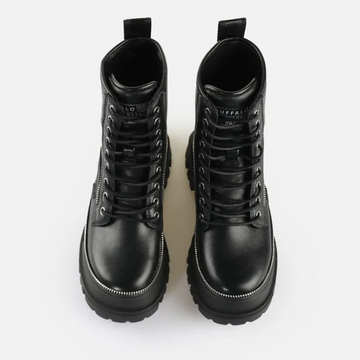 Shop Aspha RLD Zip Black BUFFALO Boots and AnkleBoots