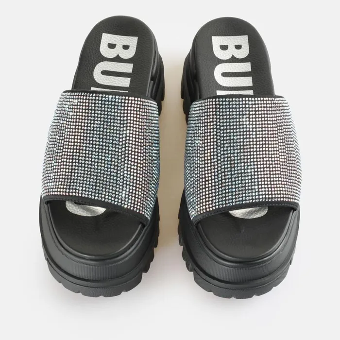 Shop Aspha Slide Glam Black BUFFALO Sandals and Slides