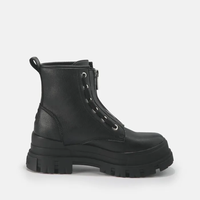 Shop Aspha Zip Black BUFFALO Boots and AnkleBoots