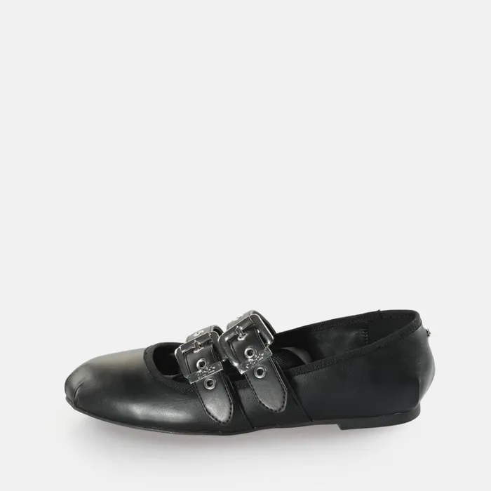 Shop Daphne Jane Black BUFFALO Ballet Flats