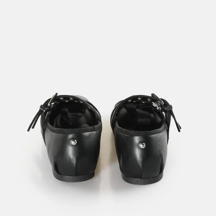 Shop Daphne Jane Black BUFFALO Ballet Flats