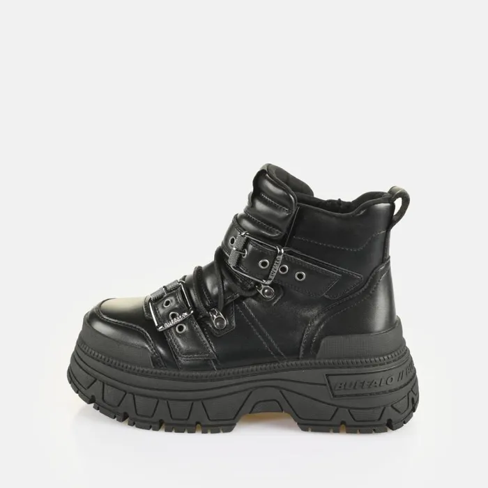 Shop Fusion Hike Mid Black BUFFALO Boots and AnkleBoots
