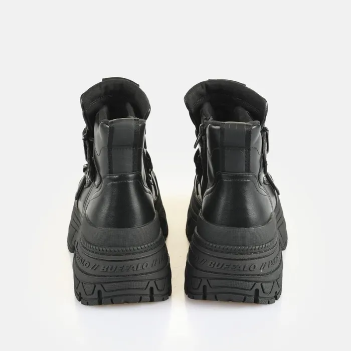 Shop Fusion Hike Mid Black BUFFALO Boots and AnkleBoots