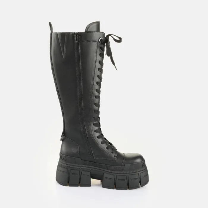 Shop Gospher Lace Up Hi Black BUFFALO Boots and AnkleBoots