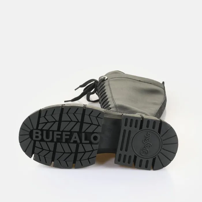 Shop Gospher Lace Up Hi Black BUFFALO Boots and AnkleBoots