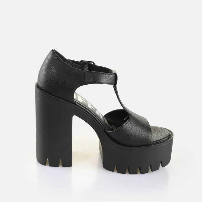 Shop Jalila Jane Black BUFFALO Heels