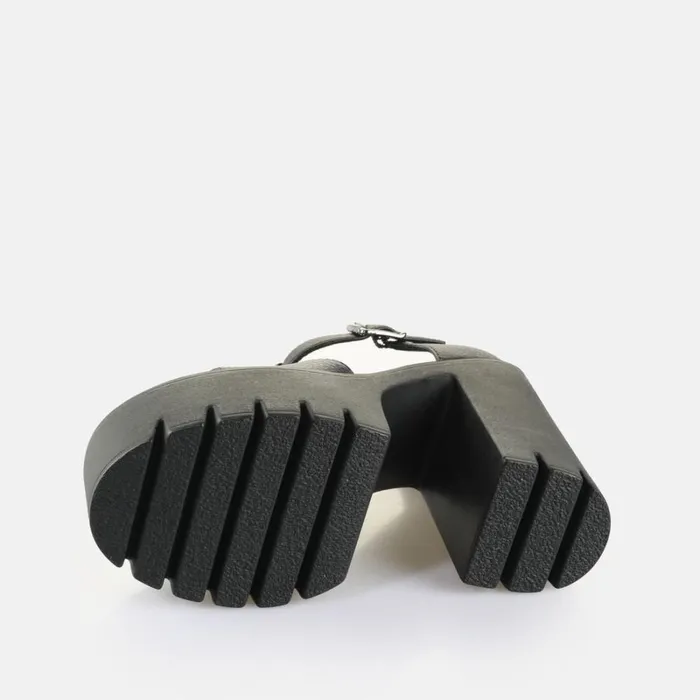 Shop Jalila Jane Black BUFFALO Heels