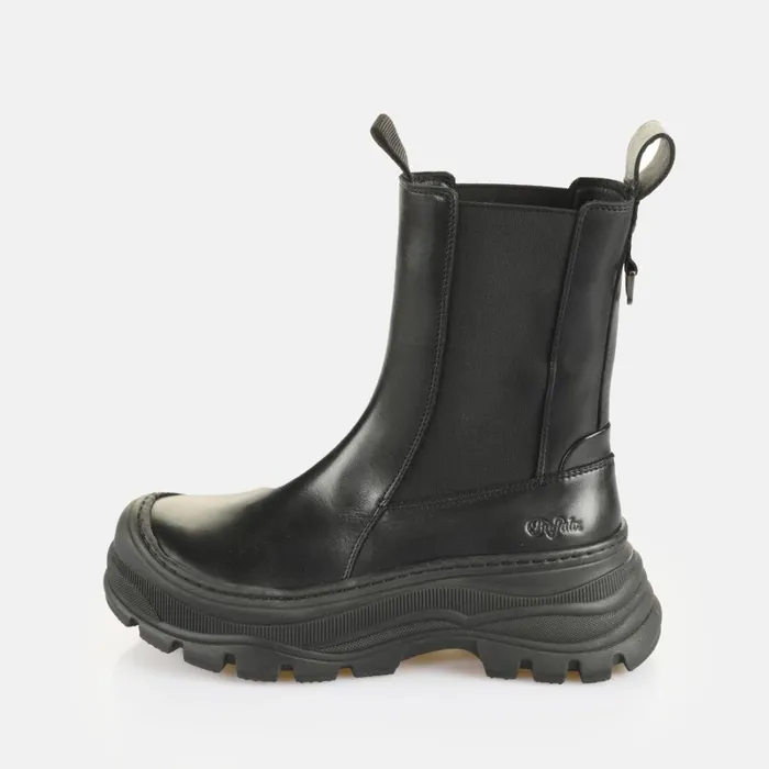Shop Roam Chelsea Black BUFFALO Boots and AnkleBoots
