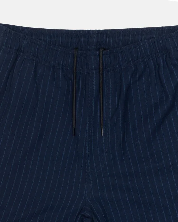 Shop Stussy BEACH PANT WOOL STRIPE Navy