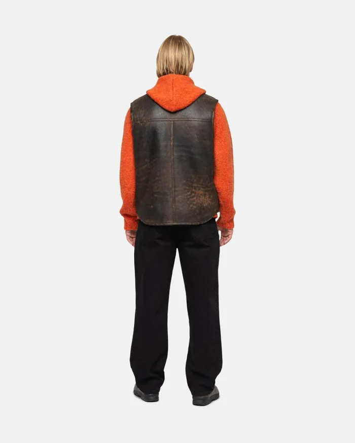 Shop Stussy CLASSIC JEAN OVERDYED Black