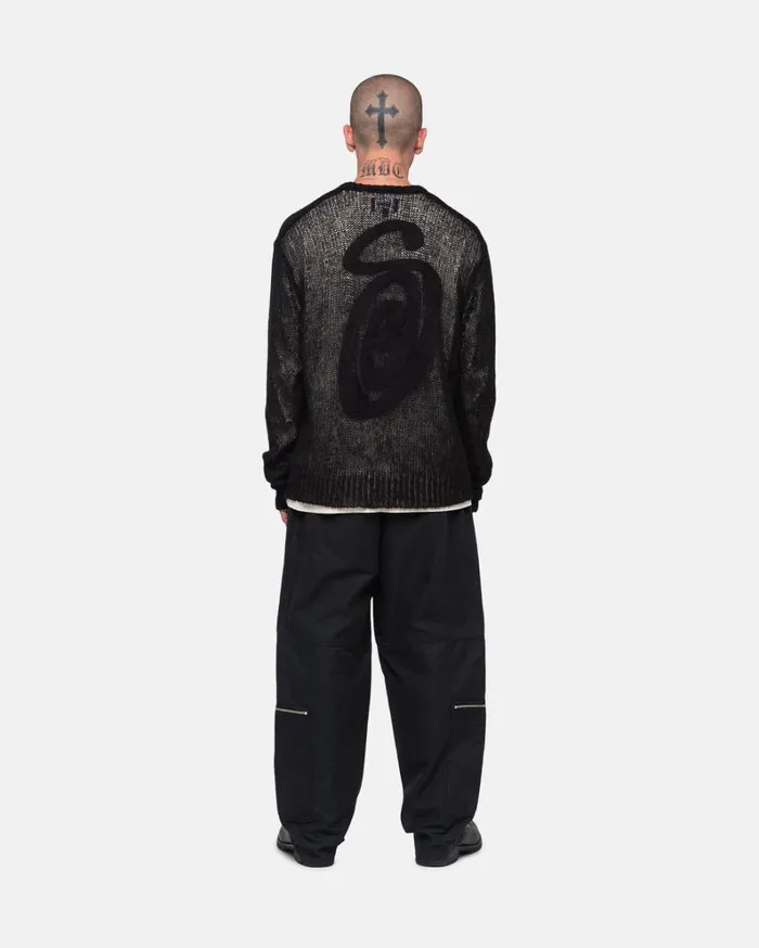 Shop Stussy NYCO FLIGHT PANT Black