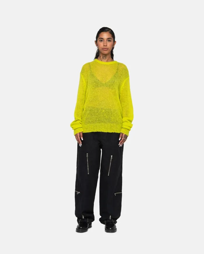 Shop Stussy NYCO FLIGHT PANT Black