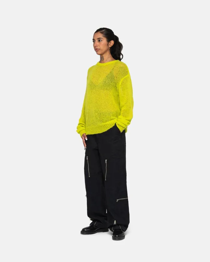 Shop Stussy NYCO FLIGHT PANT Black