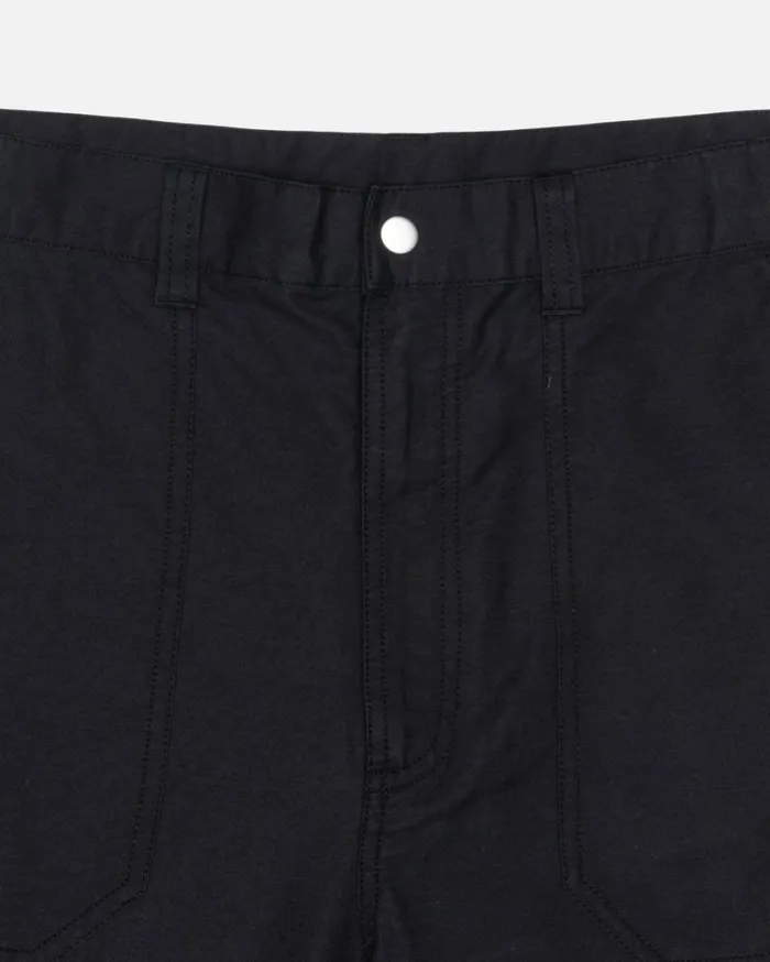 Shop Stussy NYCO FLIGHT PANT Black