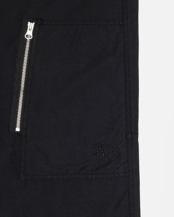 Shop Stussy NYCO FLIGHT PANT Black