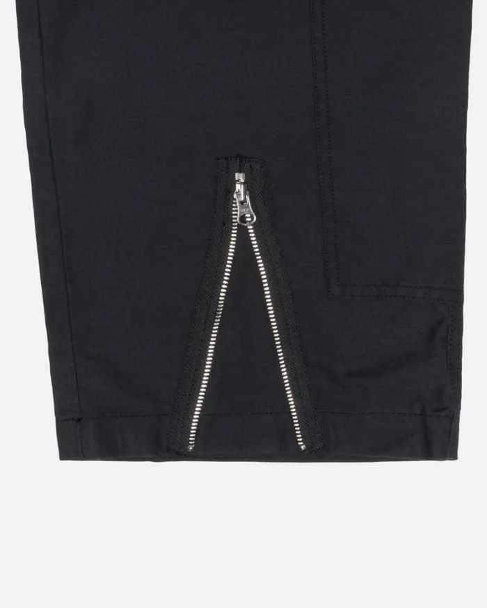 Shop Stussy NYCO FLIGHT PANT Black