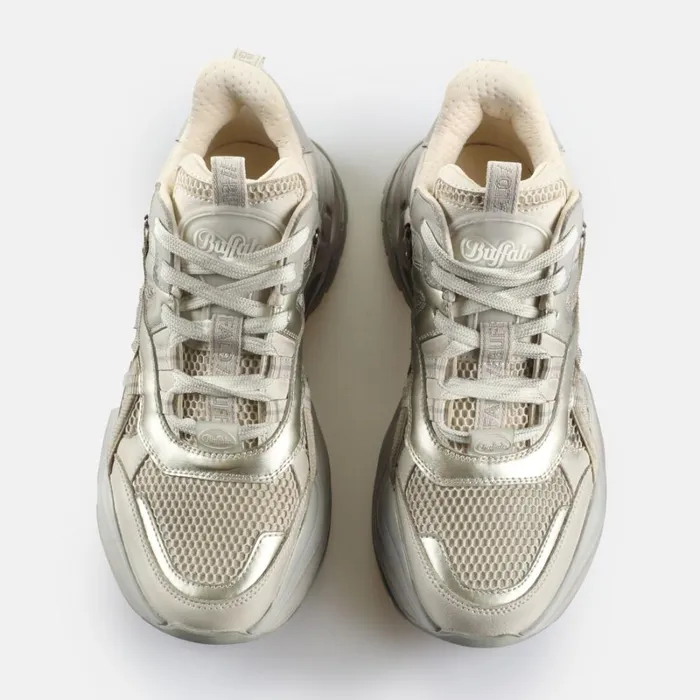 Shop Triplet Hollow Vntg Beigegold BUFFALO Sneakers