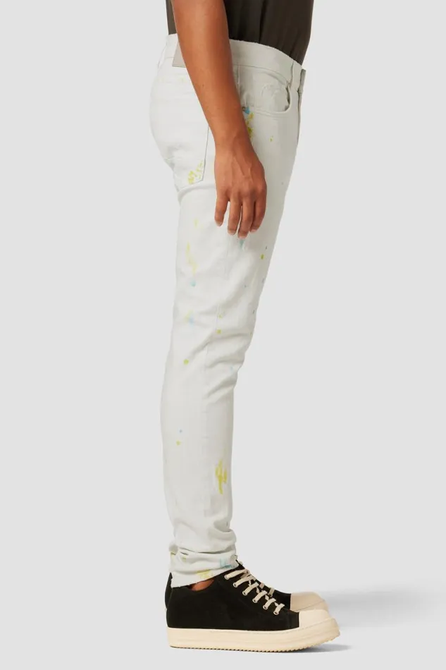 Skinny Men Hudson Jeans Zack Skinny Jean White Painter Skinny Men Hudson Jeans Zack Skinny Jean White Painter