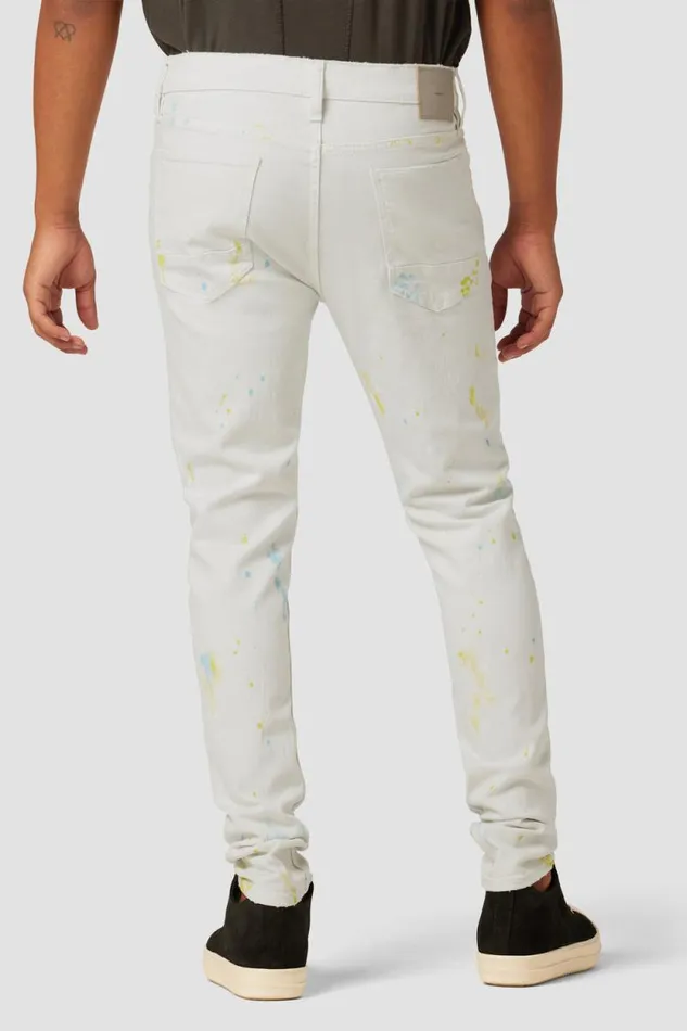Skinny Men Hudson Jeans Zack Skinny Jean White Painter Skinny Men Hudson Jeans Zack Skinny Jean White Painter