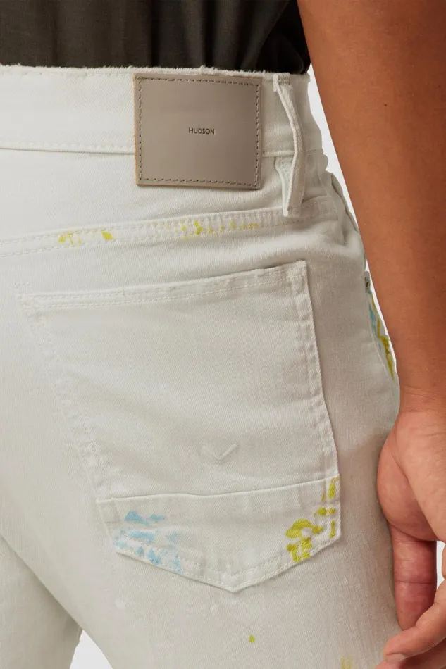 Skinny Men Hudson Jeans Zack Skinny Jean White Painter Skinny Men Hudson Jeans Zack Skinny Jean White Painter