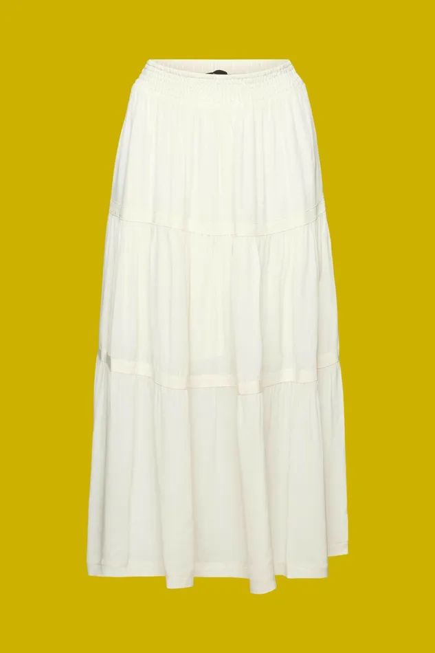 Skirts Shorts Women Esprit Classic Midi Skirt White