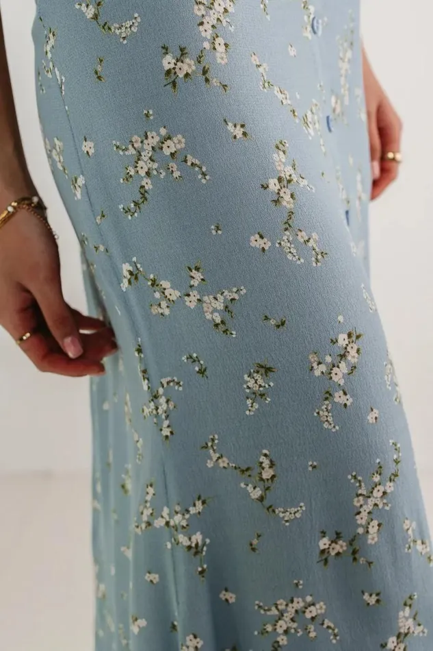 Skirts Women Bohme Rory Floral Skirt In Blue Blue