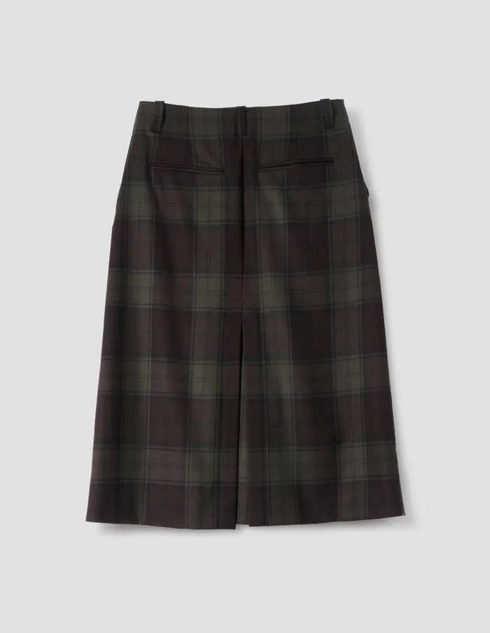 Skirts Women Margaret Howell Back Vent Skirt Khaki Brown