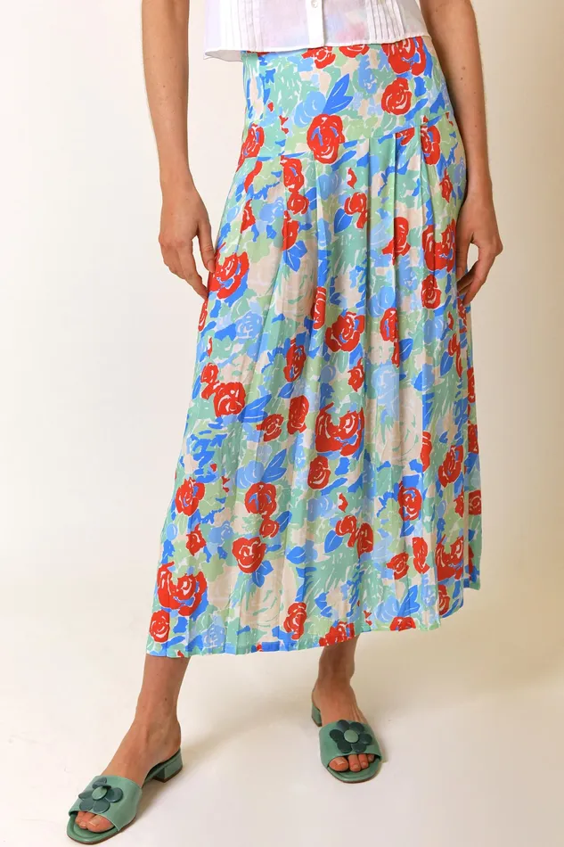 Skirts Women RIXO Nancy Collage Floral