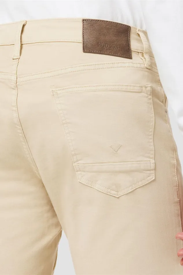 Slim Men Hudson Jeans Blake Slim Straight Twill Pant Light Beige Slim Men Hudson Jeans Blake Slim Straight Twill Pant Light Beige