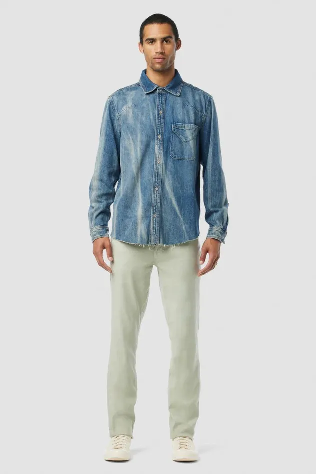 Slim Men Hudson Jeans Blake Slim Straight Twill Pant Shell Slim Men Hudson Jeans Blake Slim Straight Twill Pant Shell