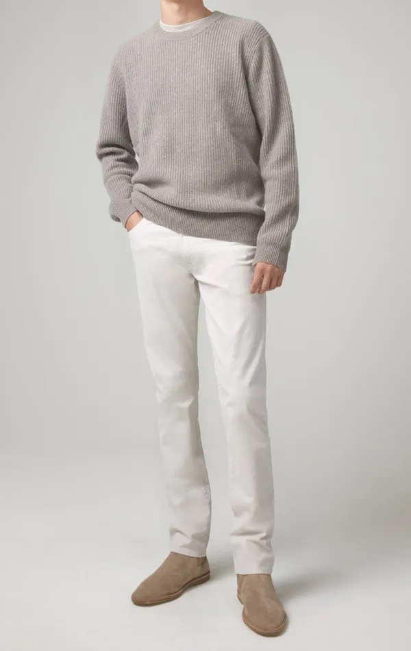 Slim Mens Citizens Of Humanity Bowery Standard Slim Fit Twill In Mist Mist