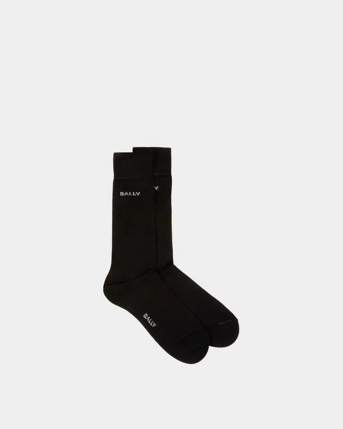 Socks In Black Cotton Men Bally Socks