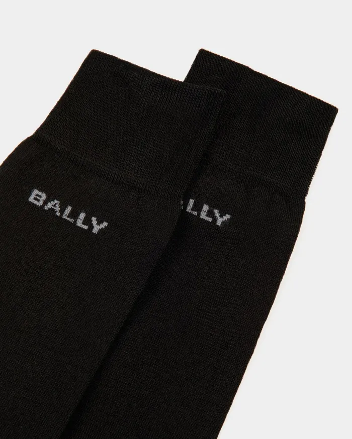 Socks In Black Cotton Men Bally Socks